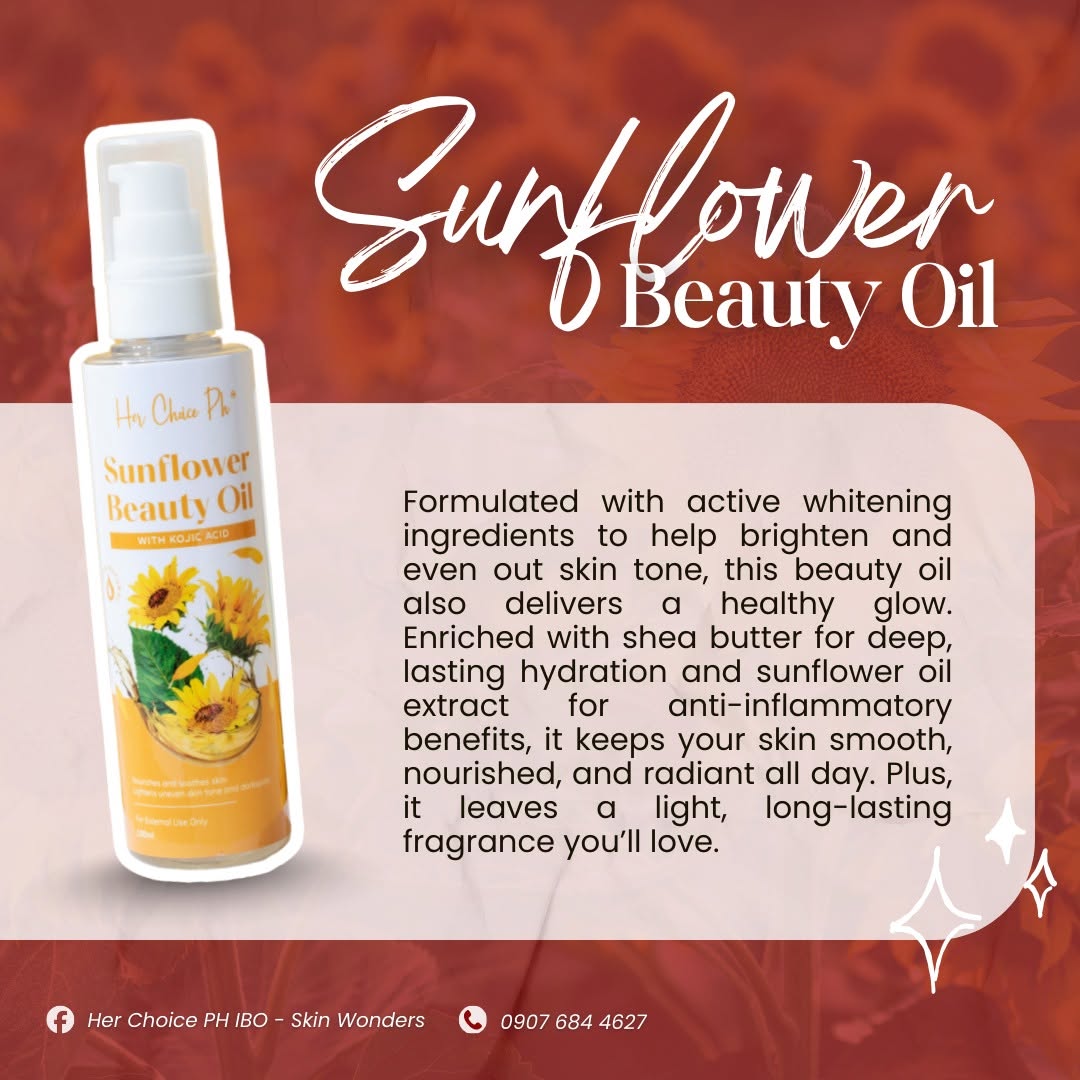 Sunflower Beauty Oil (100ml)