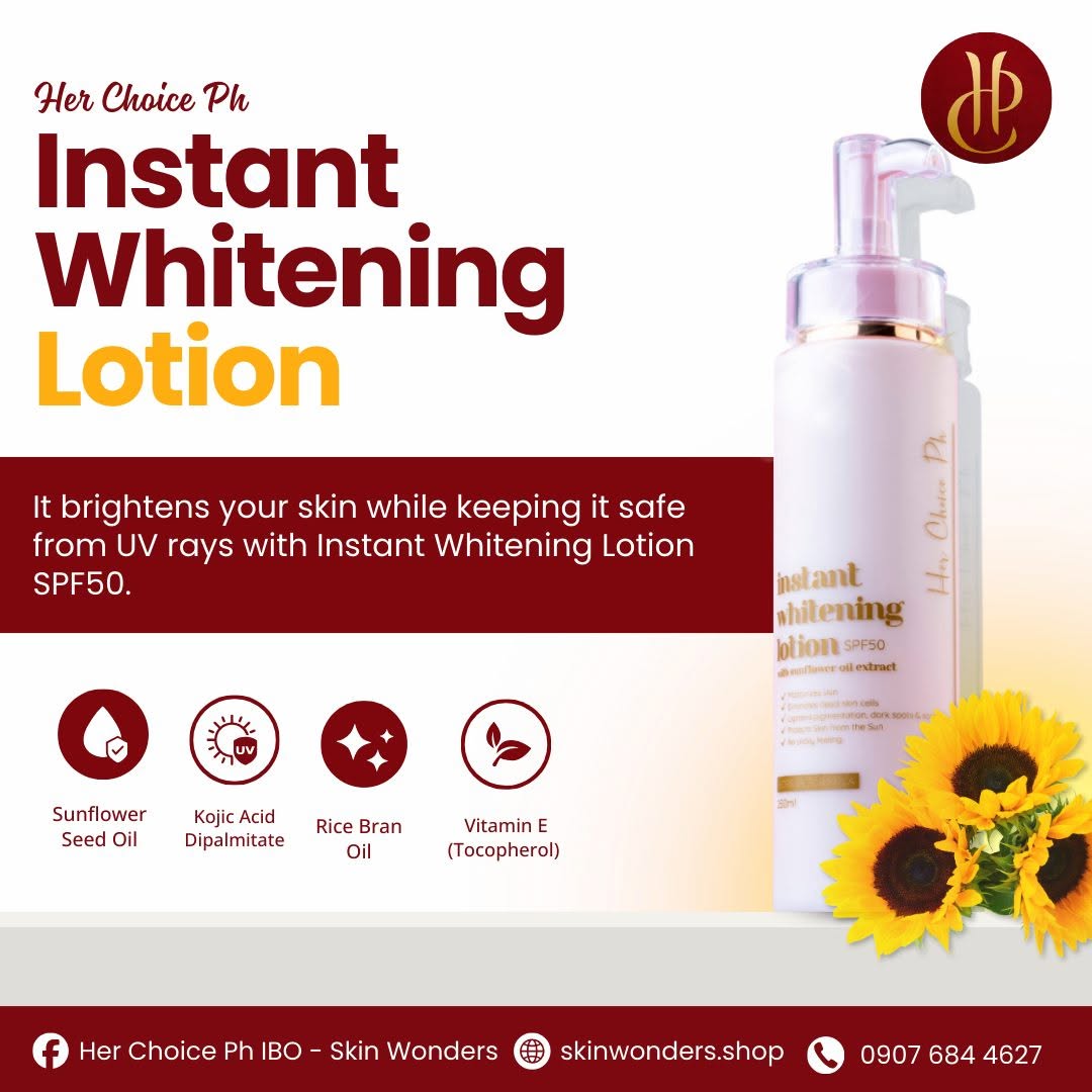 Instant Whitening Lotion with SPF50++++