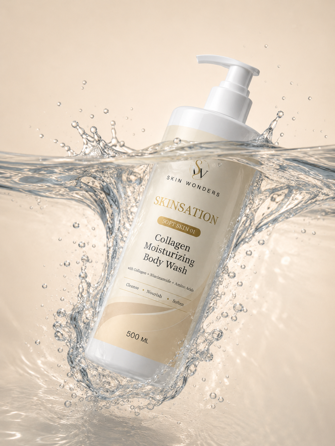 Skin Wonders Skinsation Collagen Body Wash 500ml
