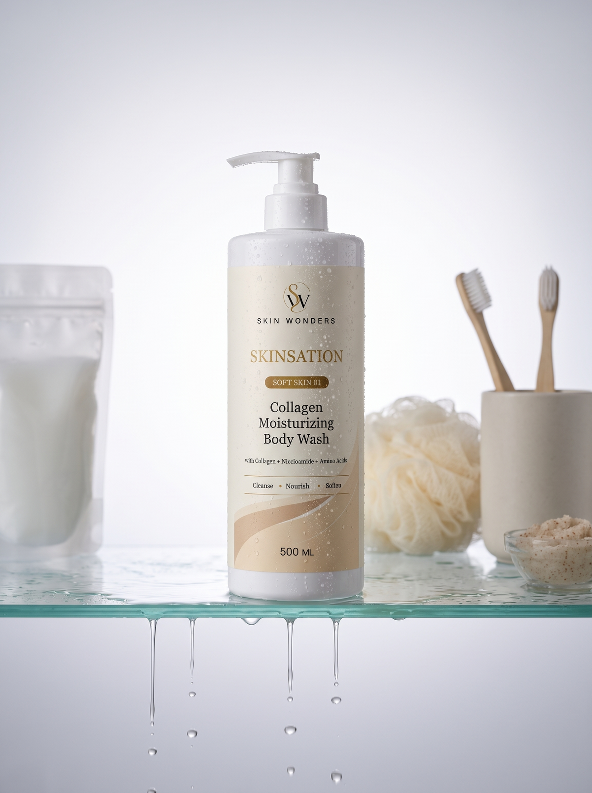 Skin Wonders Skinsation Collagen Body Wash 500ml